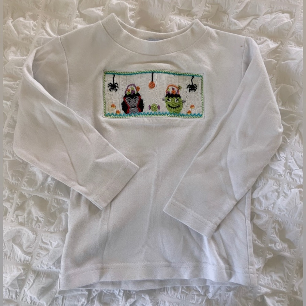 Smocked Halloween Shirt